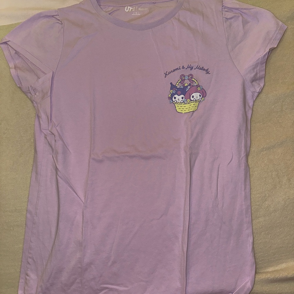 Purple Kids Shirt with my melody kuromi sanrio
